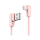 Kabel USAMS Kabel kątowy U-flow Lightning 1,2m 2A różowy